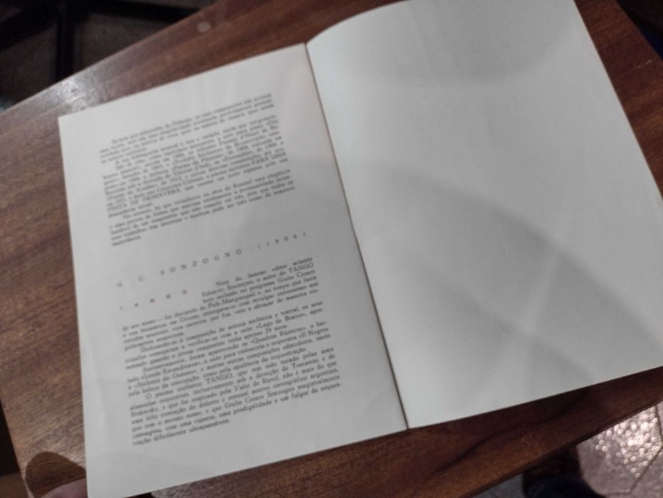 Livro Programa Pianista Michèle Boegner Autografado 1959