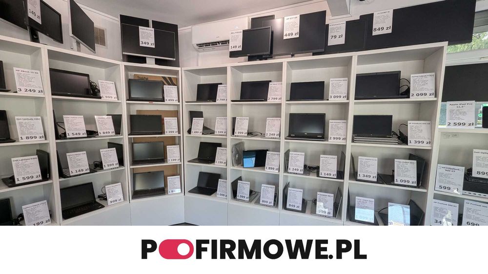 Laptopy Poleasingowe HP DELL LENOVO Odwiedź Nas Osobiście Faktura VAT 23% Rok Gwarancji Windows 11 PoFirmowe.pl