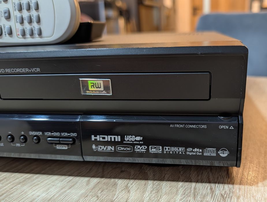 TEVION MD81664 #Nagrywarka DVD VHS #6HD #HDMI #USB #DV #PL Menu #DivX