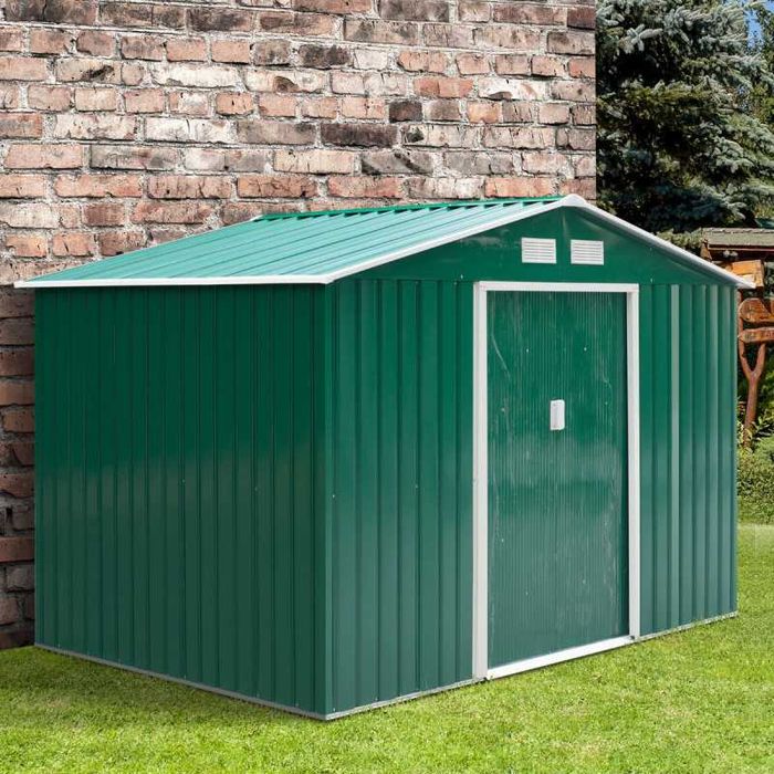 ABRIGO DE JARDIM PARA ARMAZENAR FERRAMENTAS | LENHA 277X191X192CM