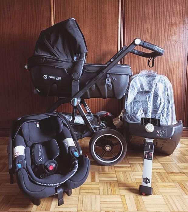 Carrinho de bebé completo + ISOFIX