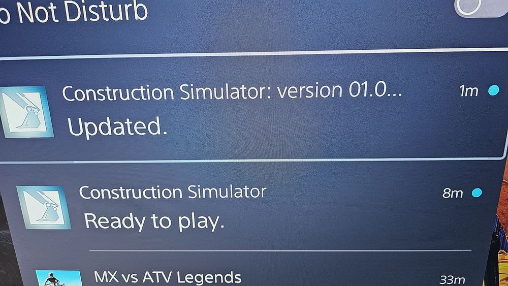 Construction Simulator PS5 PlayStation 5