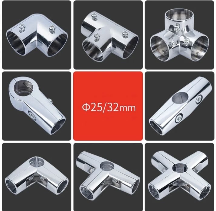 Expositores - Conectores para tubos redondos (NOVOS)