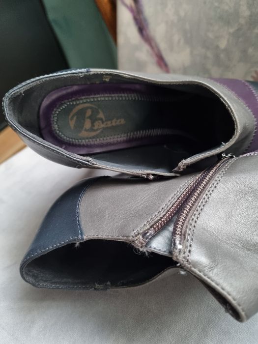 Skórzane buty Bata r. 36