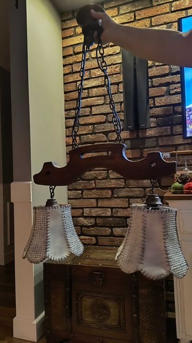 Lampa żyrandol w stylu vintage