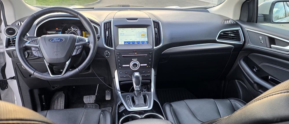 Ford Edge Ford Edge TITANIUM 2.0 EcoBoost + LPG , 2018r. Biała Perła , AWD