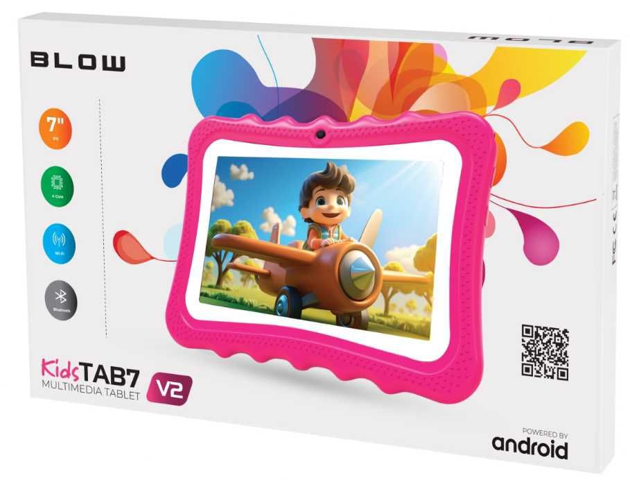 Tablet dla dzieci 7” 4/32 GB – nowy, edukacyjny, z etui