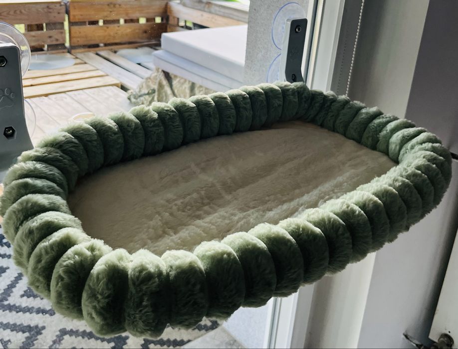 Hamak okienny leżak dla Kota skladany