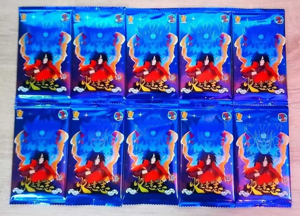 10 Boosterów z Kartami Naruto HY-1201/1