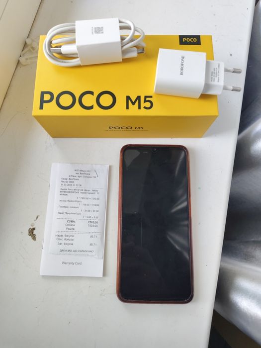 Xiaomi POCO M5,  6/128GB, 90Гц, MediaTek G99, 5000мАч