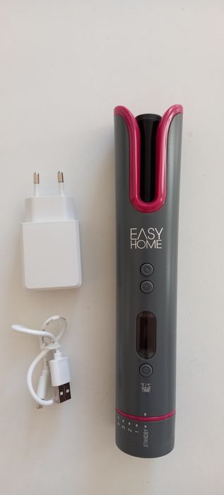 Nowa bezprzewodowa lokówka do włosów z gniazdem USB EasyHome