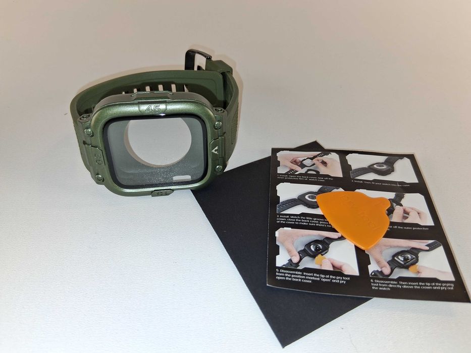 Y069 3 W 1 Solidna Obudowa Ochronna Do Apple Watch Series 4/5/6/SE