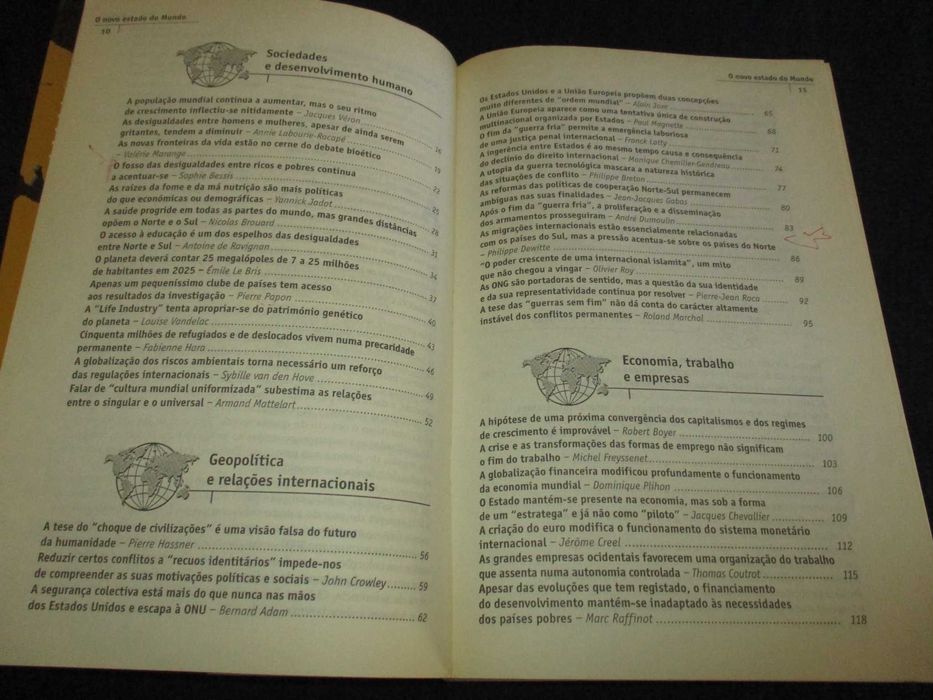 Livro O Novo Estado do Mundo Serge Cordellier