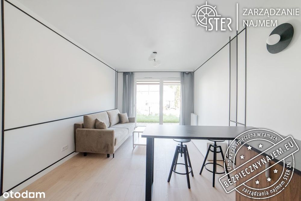 Wrzeszcz, 2pokoje, nowy budynek,ogród,hala,ochrona