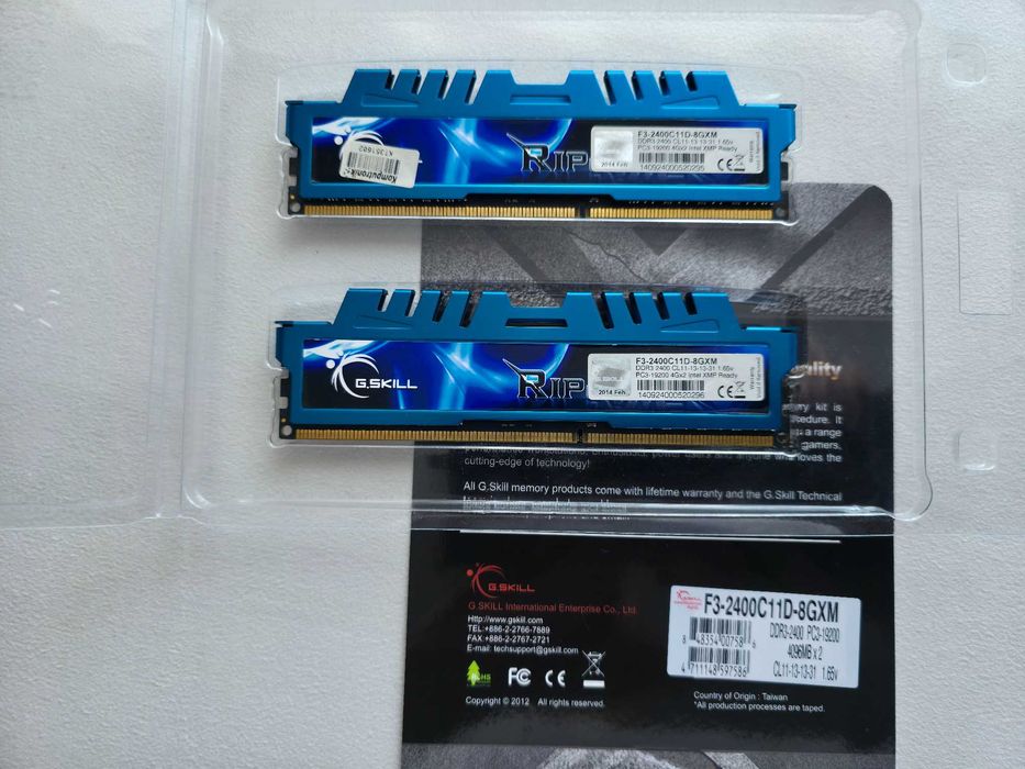 Pamięć RAM DDR3 G.SKILL 8GB 2X4GB 2400MHZ CL11