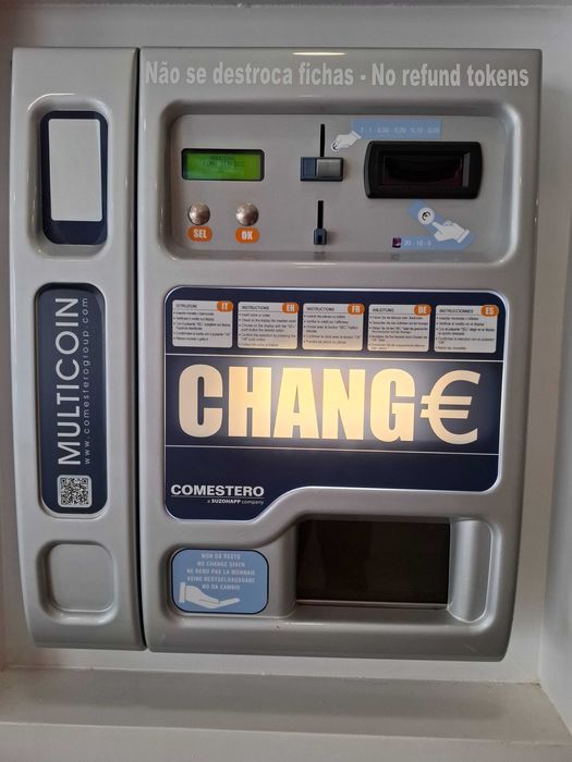 Maquina trocar dinheiro