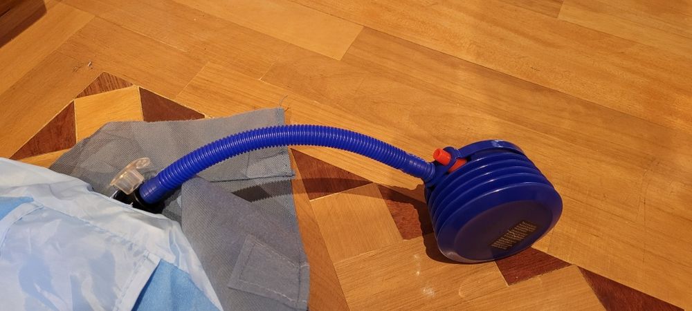 Saco Cama com colchão insuflável para criança