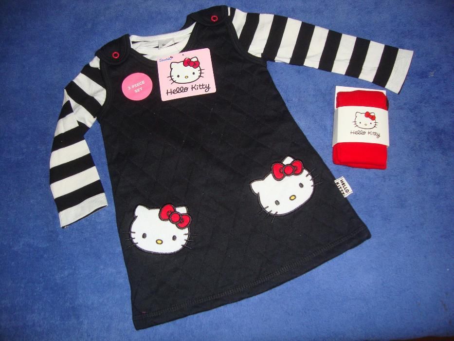 Saldos - Conjunto tres peças Hello Kitty (Novo)