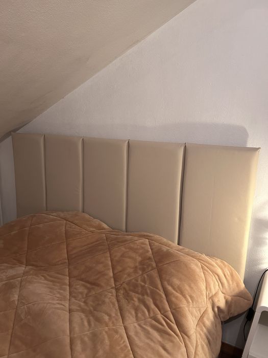 Cabeceira de Couro Sintetico