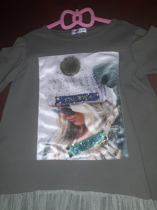 Tunika  bluza  134 dziewczęca