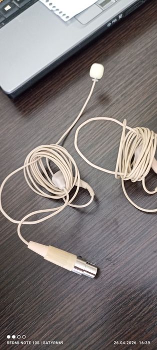 Головна гарнітура ведучий,фітнес 3.5 jack,xlr mini 3 pin