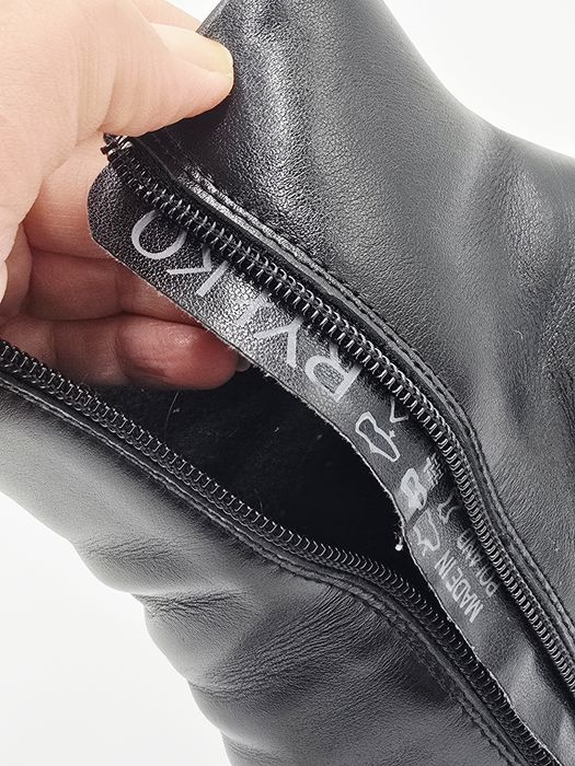 Ryłko skórzane botki r.38