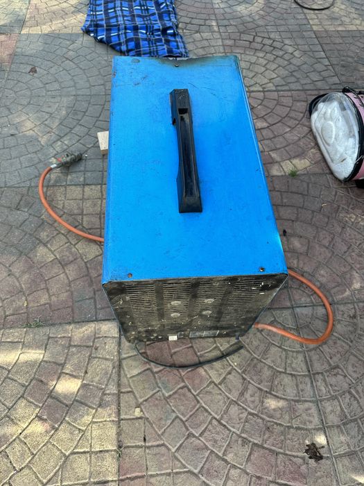 Nagrzewnica gazowa 40kw niebieska duza dmuchawa