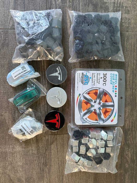 Tesla чехол для ключа колпачки на диски и держатели для телефона