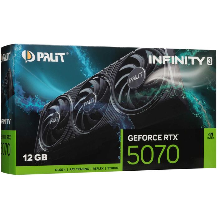 Відеокарта Palit GeForce RTX 5070 Infinity 3 [NE75070019K9-GB2050S]