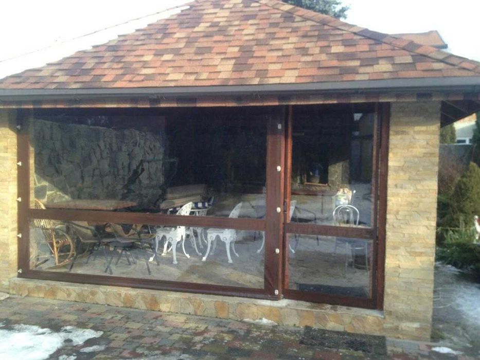 Тенти. Альтанки. Захисні штори. М'які штори , вікна.