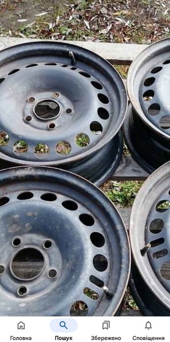 Диски опель металеві r15