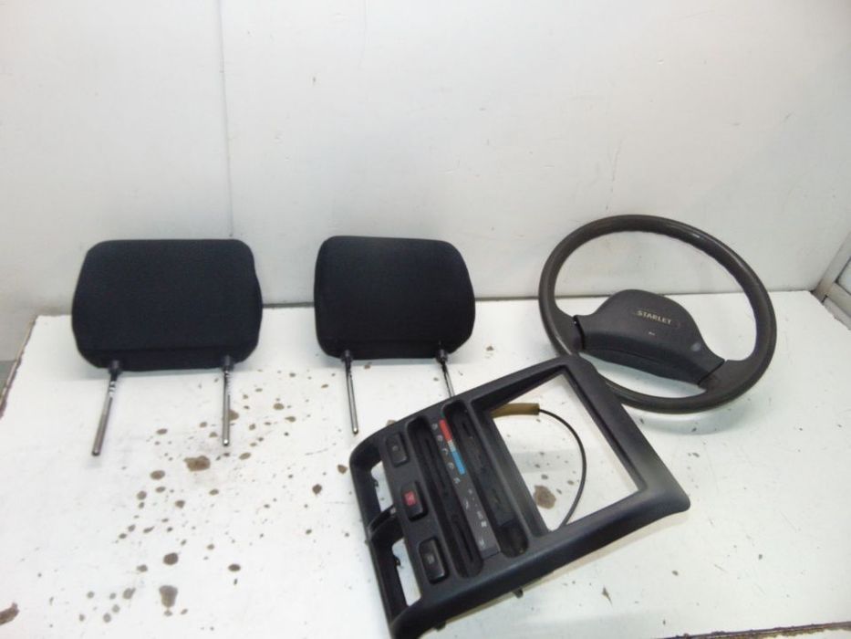 Toyota starlet ep 80/82 encostos da cabeça e + peças
