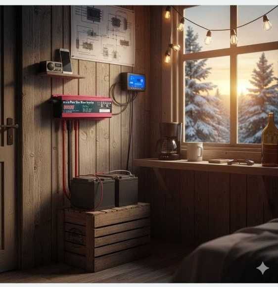 Инвертор 5000W 24V/220V DC/AC ЧИСТЫЙ СИНУС КОТЕЛ Холодильник