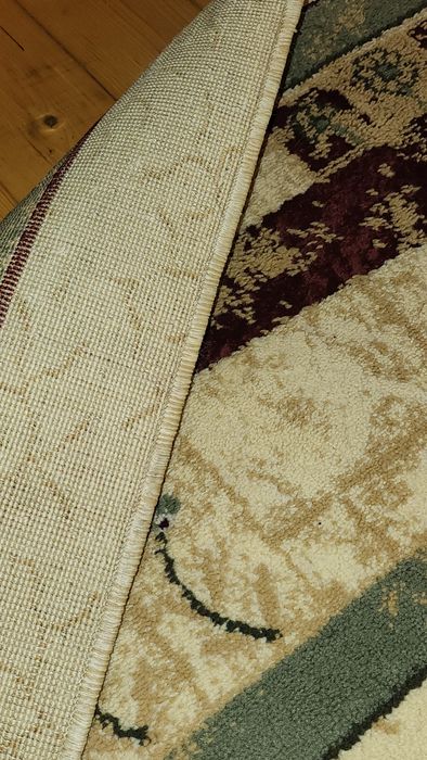 Piękny i zadbany DYWAN 160X220  beige+ burgundy