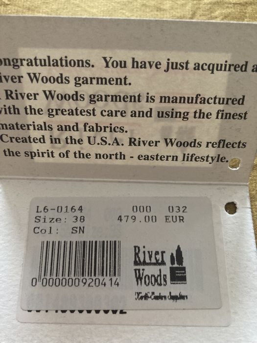 Casaco em pele River Woodstock
