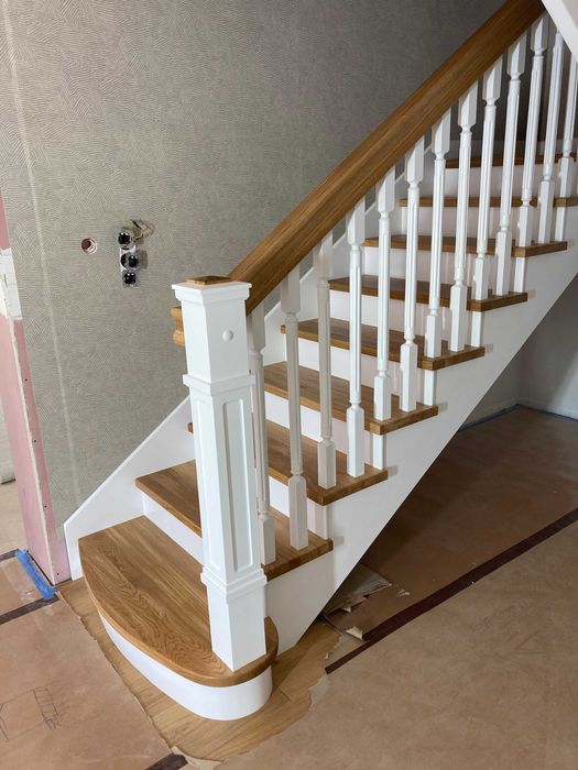 Schody dębowe angielskie wewnętrzne Wycena Gratis !