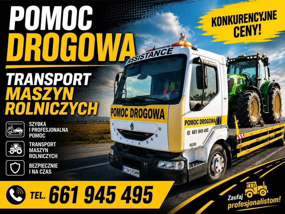 Pomoc Drogowa  Transport Maszyn