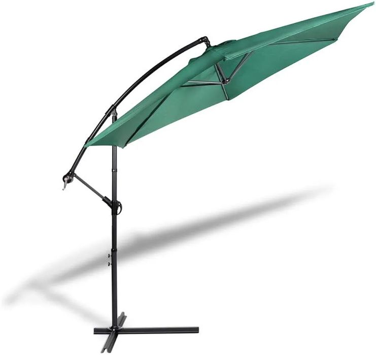 Parasol ogrodowy z pokrowcem śr.300 cm