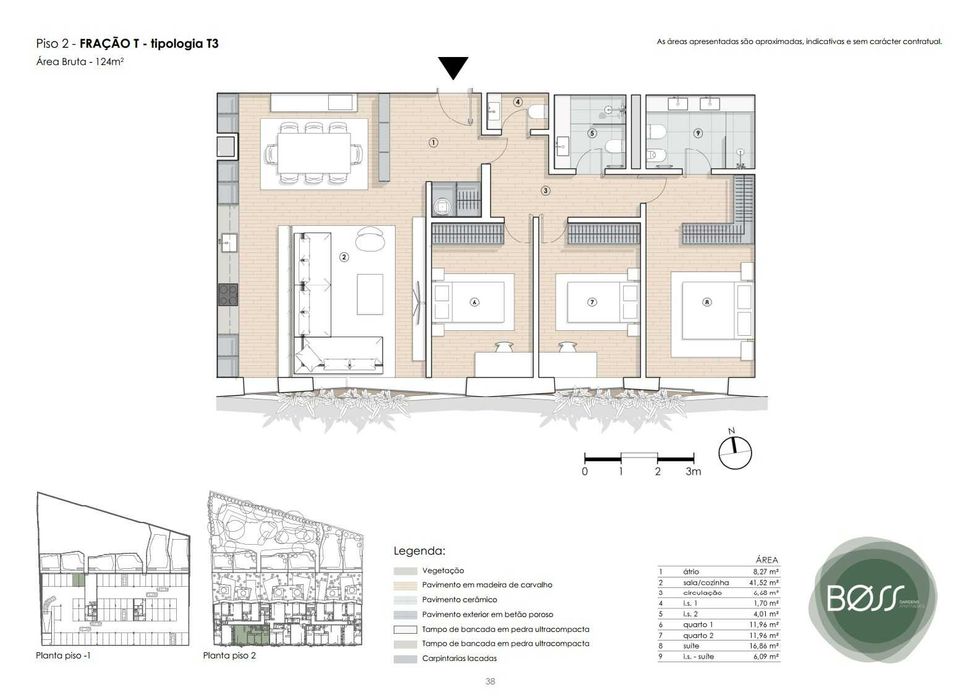 Apartamento T3 em Paranhos, Porto