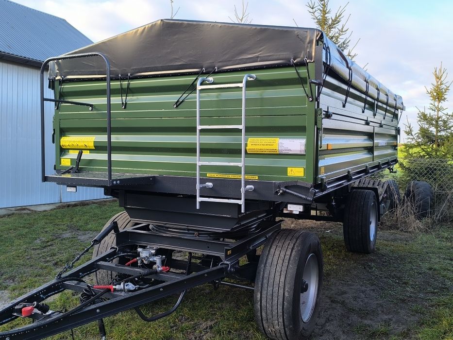 Przyczepa rolnicza  10T Nowa po odbudowie  FV brutto