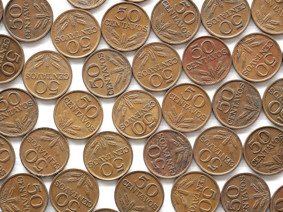 Lote de 72 Moedas 50 Centavos 1974