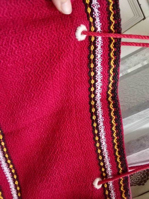 Torebka na plażę nad morze materiałowa damska sznurkowa orientalna