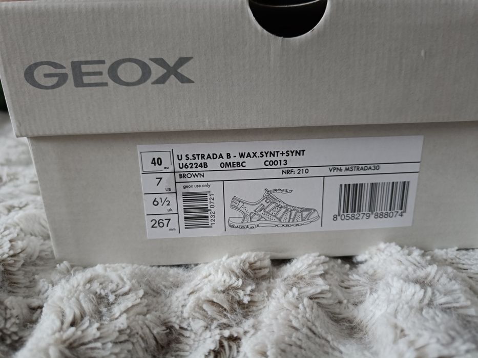 Sandały Geox Uomo Strada U6224B