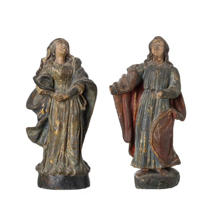 Arte Sacra - São João Evangelista e Santa Maria Madalena - Século XVII