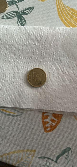 Moeda de 0,50 francesa de 2002
