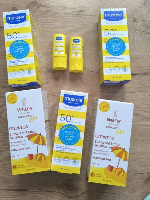 Сонцезахисні з народження Мустела Веледа Біодерма   спф50