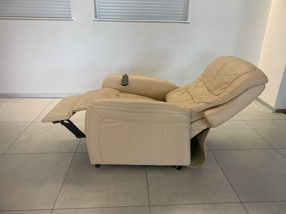 Hukla skórzany fotel z super masażem