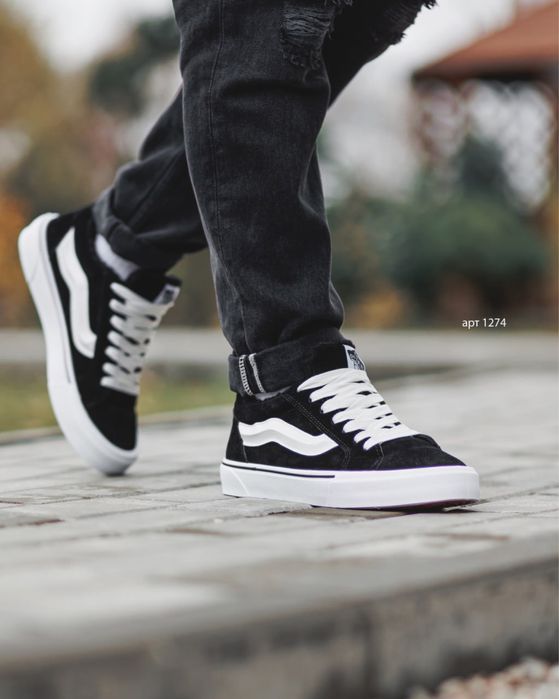 Зимові кросівки ванс на хутрі vans knu skool 36-45 рр