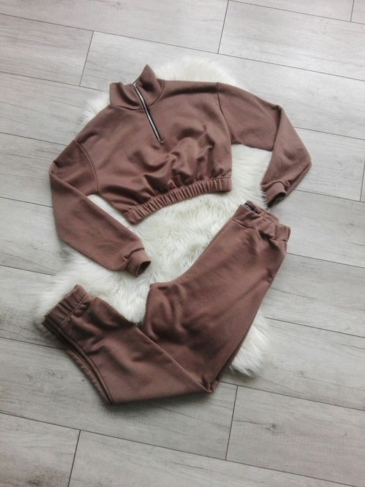 NOWY boohoo dres spodnie bluza rozm S 36