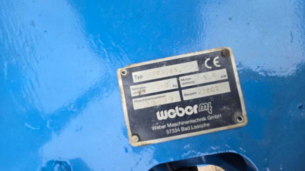 Zagęszczarka Weber CR 4 Atlas Copco  Wacker Bomag  Ammann Dynapac